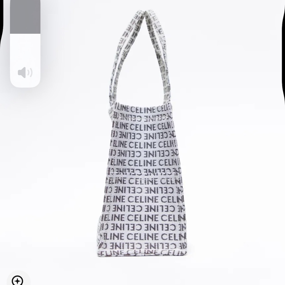 Celine canvas logo large cabas tote - Picture 3 of 5